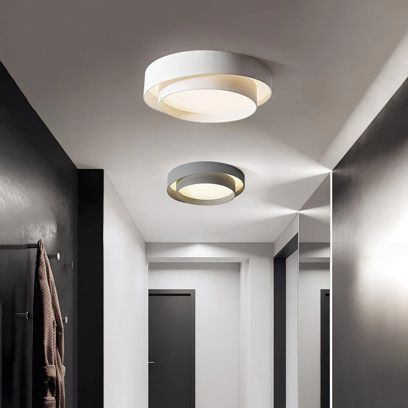 Plafondlamp Cilinder IJzer Acryl Wit Grijs Zwart Woonkamer Slaapkamer LED 3000K 4000K 6000K Ø40 Ø50 Ø60cm Plafonnière Dimbaar | Sansoti
