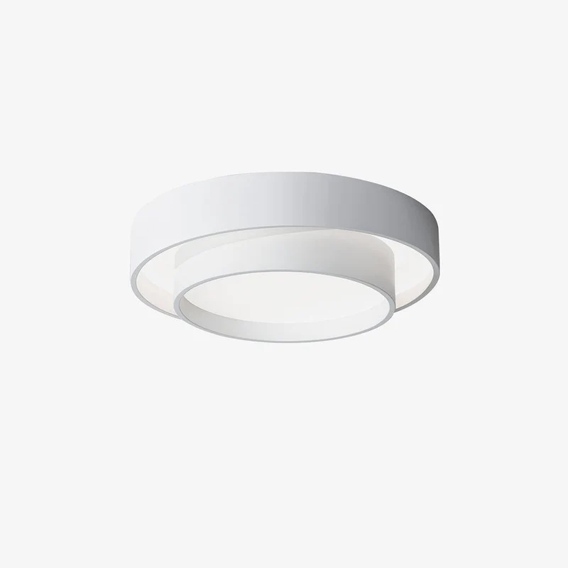 Plafondlamp Cilinder IJzer Acryl Wit Grijs Zwart Woonkamer Slaapkamer LED 3000K 4000K 6000K Ø40 Ø50 Ø60cm Plafonnière Dimbaar | Sansoti