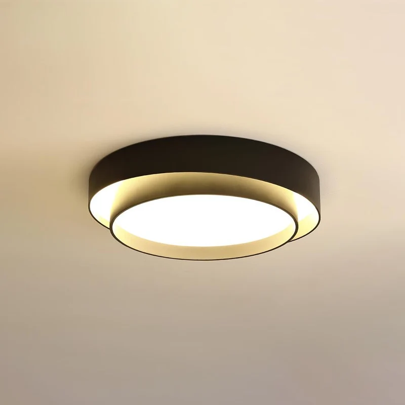 Plafondlamp Cilinder IJzer Acryl Wit Grijs Zwart Woonkamer Slaapkamer LED 3000K 4000K 6000K Ø40 Ø50 Ø60cm Plafonnière Dimbaar | Sansoti