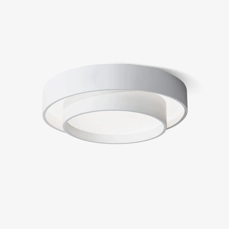 Plafondlamp Cilinder IJzer Acryl Wit Grijs Zwart Woonkamer Slaapkamer LED 3000K 4000K 6000K Ø40 Ø50 Ø60cm Plafonnière Dimbaar | Sansoti