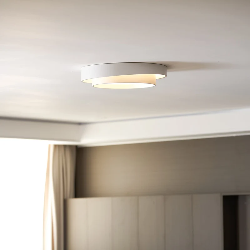 Plafondlamp Cilinder IJzer Acryl Wit Grijs Zwart Woonkamer Slaapkamer LED 3000K 4000K 6000K Ø40 Ø50 Ø60cm Plafonnière Dimbaar | Sansoti