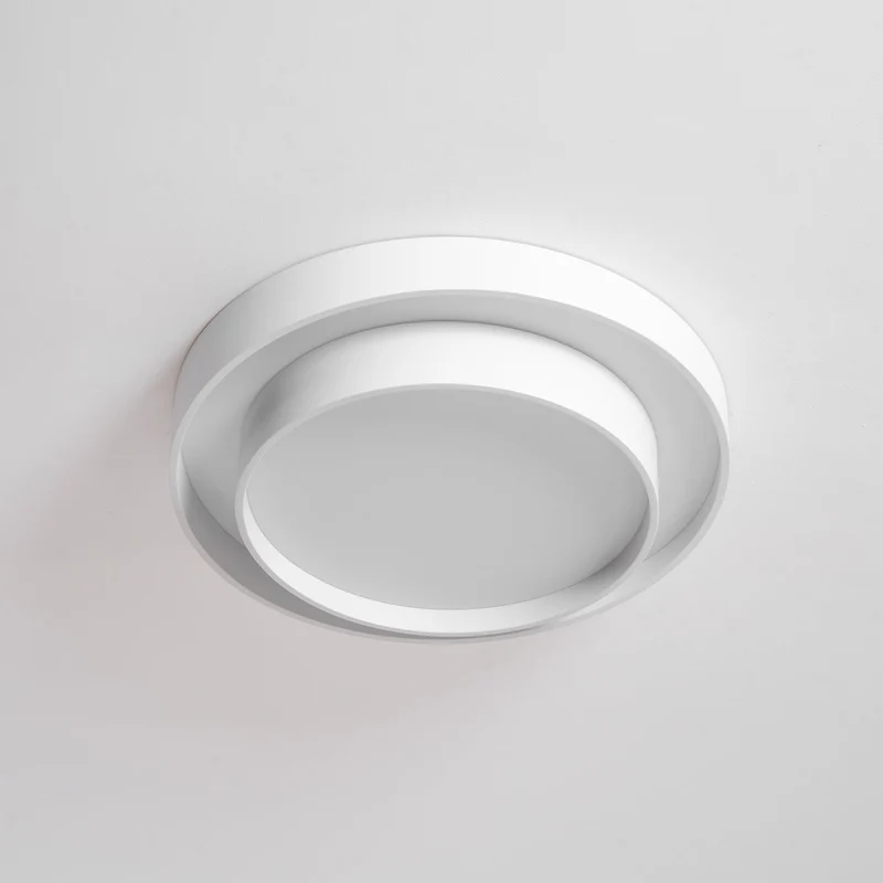 Plafondlamp Cilinder IJzer Acryl Wit Grijs Zwart Woonkamer Slaapkamer LED 3000K 4000K 6000K Ø40 Ø50 Ø60cm Plafonnière Dimbaar | Sansoti