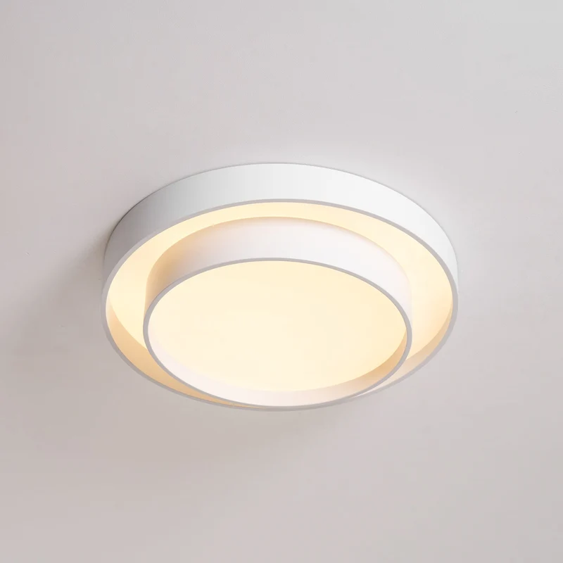 Plafondlamp Cilinder IJzer Acryl Wit Grijs Zwart Woonkamer Slaapkamer LED 3000K 4000K 6000K Ø40 Ø50 Ø60cm Plafonnière Dimbaar | Sansoti