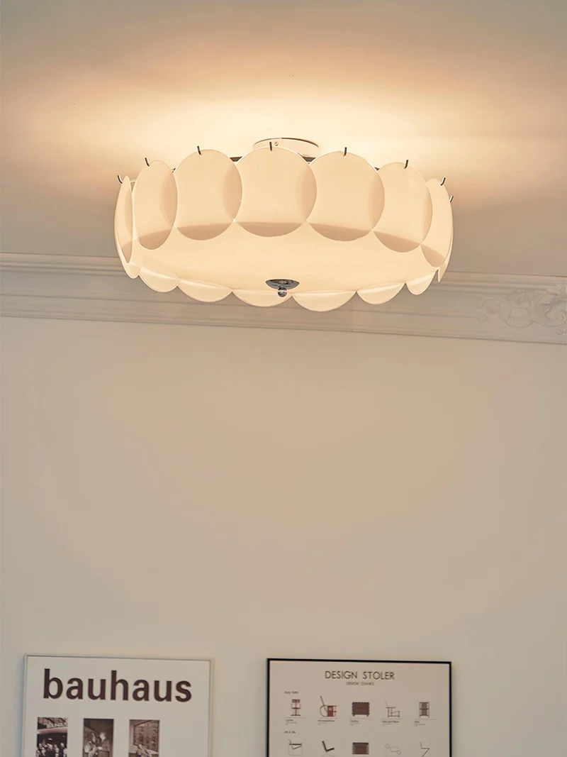 Kroonluchter Glazen Schijven Metaal Koper Woonkamer Eetkamer E14 Ø40 Ø50 Ø60cm Hanglamp Vintage Sfeerlamp Plafondlamp | Sansoti