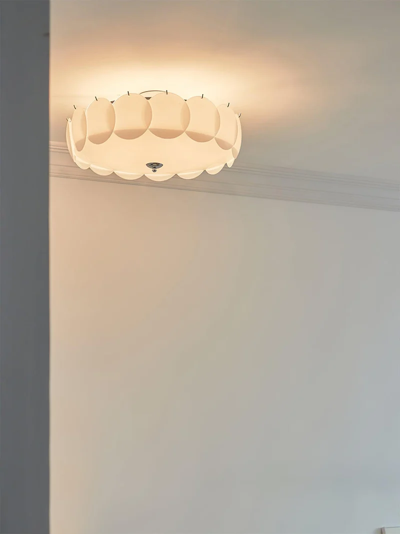 Kroonluchter Glazen Schijven Metaal Koper Woonkamer Eetkamer E14 Ø40 Ø50 Ø60cm Hanglamp Vintage Sfeerlamp Plafondlamp | Sansoti