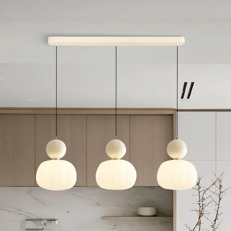Scullon Hanglamp Metaal PMMA Beige Eettafel Woonkamer Design Verlichting Moderne Hanglamp Glaslook | Sansoti