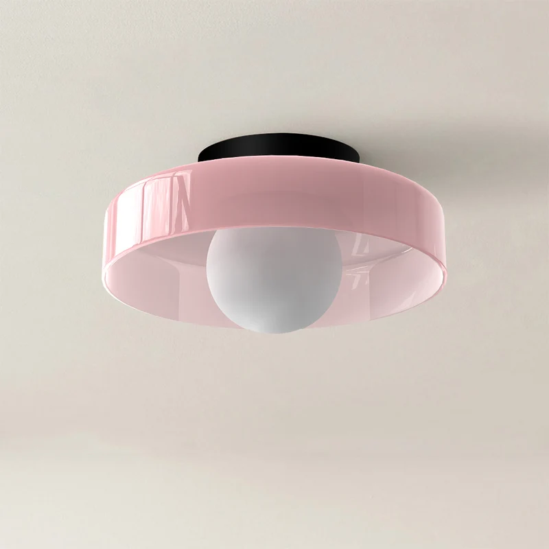 Mulon Plafondlamp en Wandlamp Glas G9 Amber Woonkamer Slaapkamer Design Verlichting Modern Rond | Sansoti