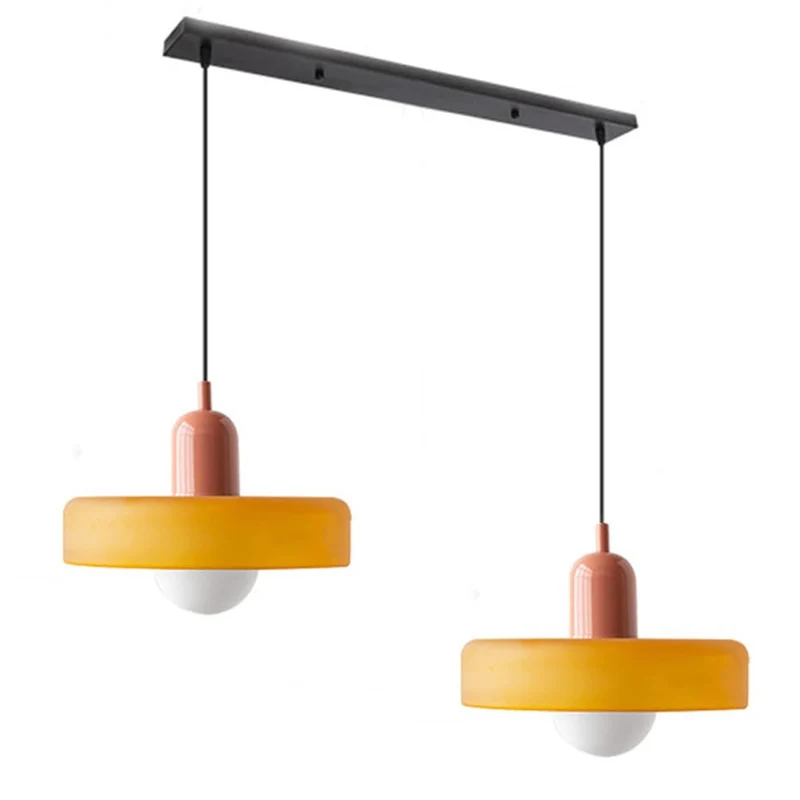 Luccon Dubbele Hanglamp Glas G9 35 cm Modern Eettafel Woonkamer Design Verlichting | Sansoti