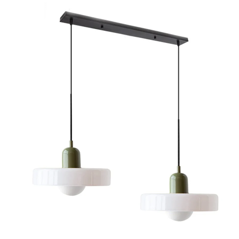 Luccon Dubbele Hanglamp Glas G9 35 cm Modern Eettafel Woonkamer Design Verlichting | Sansoti