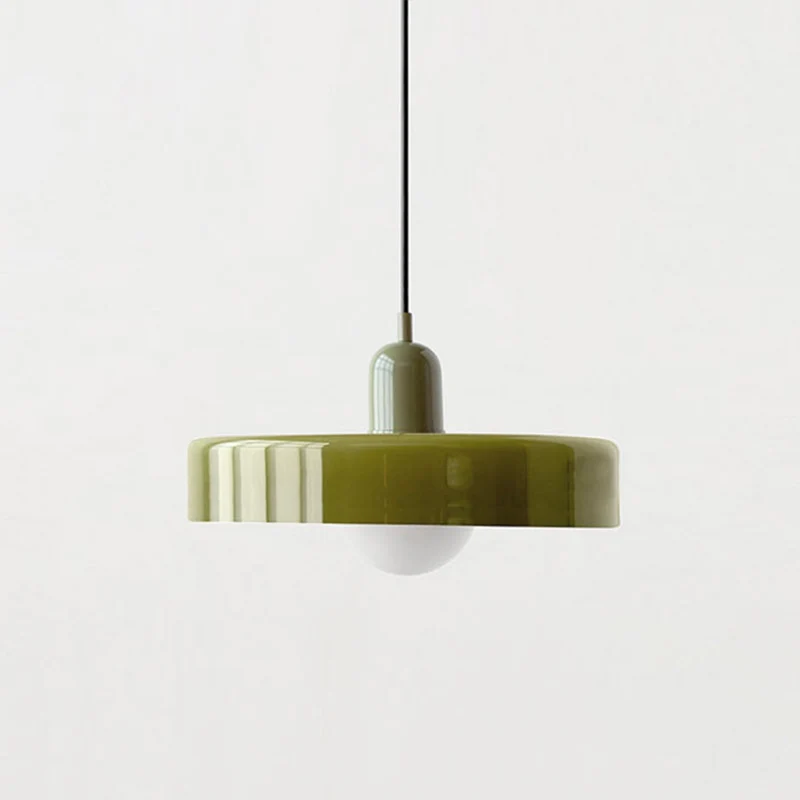 Luccon retro hanglamp glas G9 kleurrijk eettafel keuken verlichting design modern vintage | Sansoti