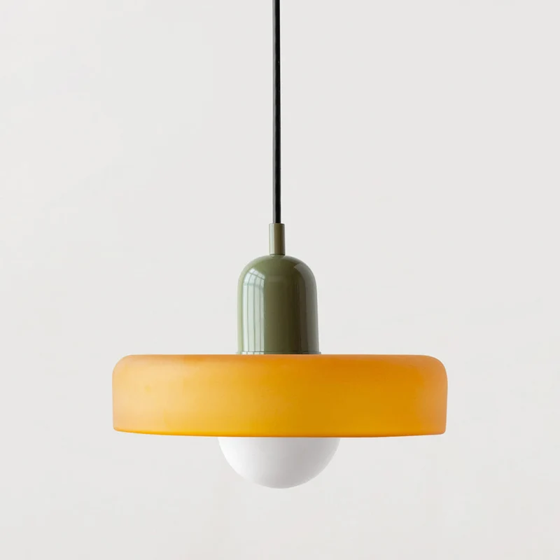 Luccon retro hanglamp glas G9 kleurrijk eettafel keuken verlichting design modern vintage | Sansoti