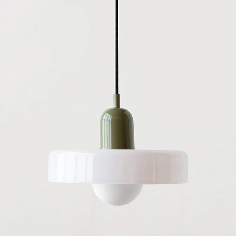 Luccon retro hanglamp glas G9 kleurrijk eettafel keuken verlichting design modern vintage | Sansoti