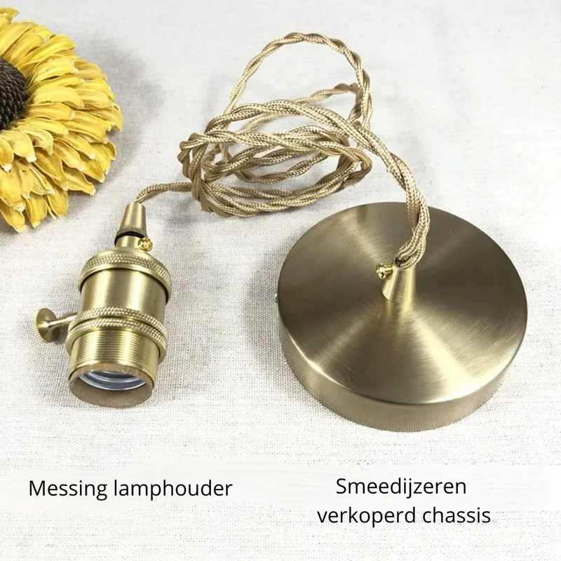 Cullivan Flower Hanglamp Glas Metaal Rood E27 Eettafel Verlichting Vintage Bloem Lamp Hal Sfeerverlichting | Sansoti