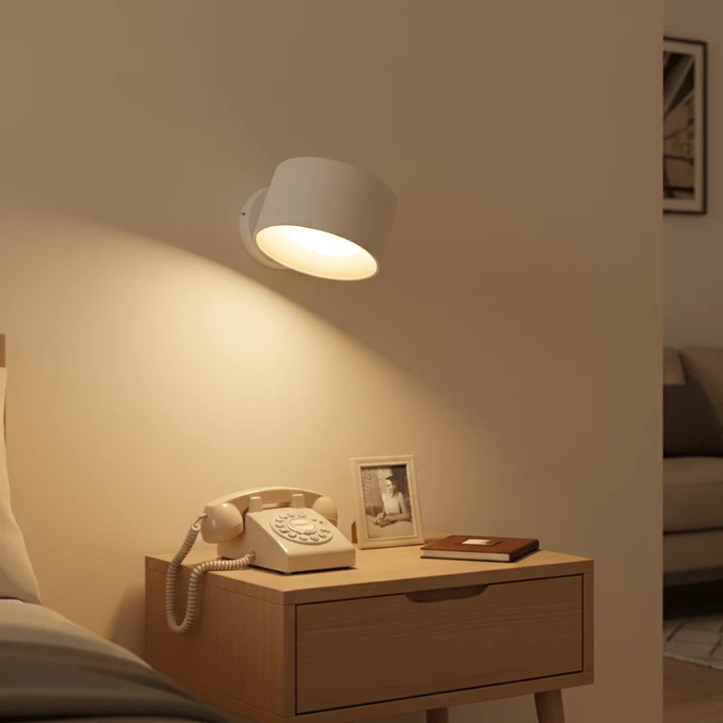 Draadloze Wandlamp met Afstandsbediening – Scandinavische LED Wandverlichting Zonder Kabel | Sansoti