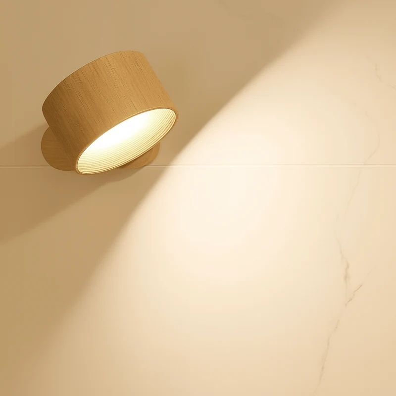 Draadloze Wandlamp met Afstandsbediening – Scandinavische LED Wandverlichting Zonder Kabel | Sansoti