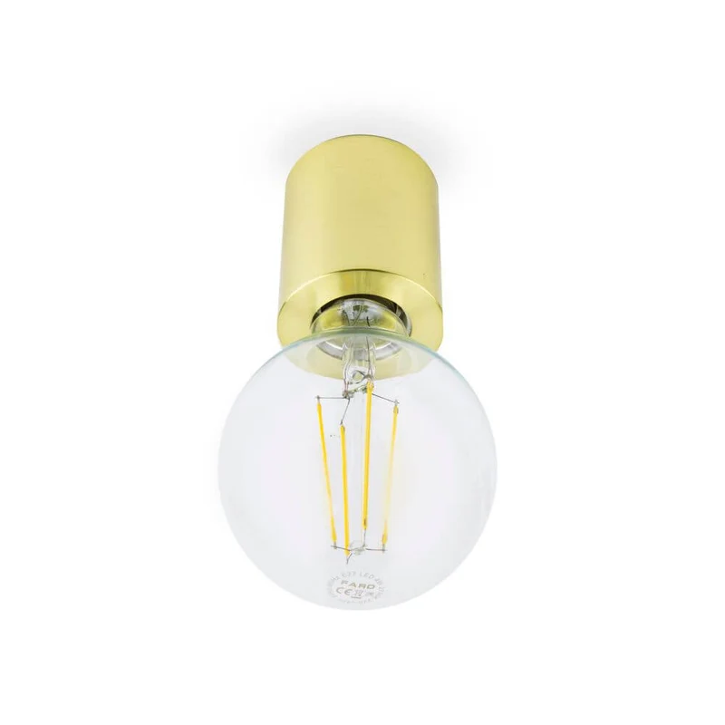 Wandleuchte TEN Goldfarben-Satin