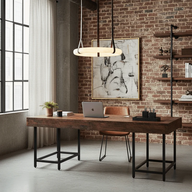 Hanglamp Alabaster Ring LED Donkerbruin Bruin Goud Woonkamer Eetkamer 3000K 4000K 6000K Ø30 Ø120cm Natuursteen Pendellamp | Sansoti