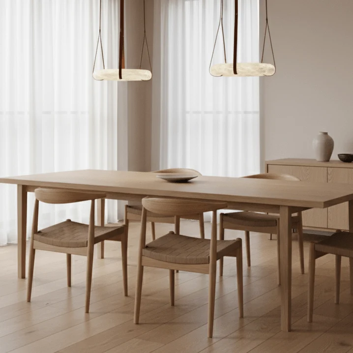 Hanglamp Alabaster Ring LED Donkerbruin Bruin Goud Woonkamer Eetkamer 3000K 4000K 6000K Ø30 Ø120cm Natuursteen Pendellamp | Sansoti