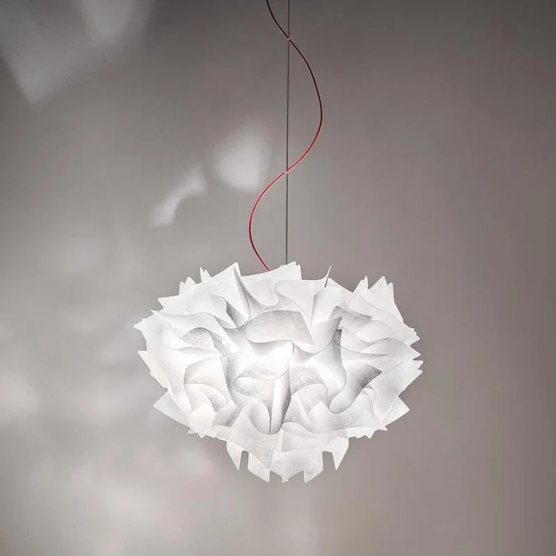 Slamp Hängelampe Veli Couture Weiß