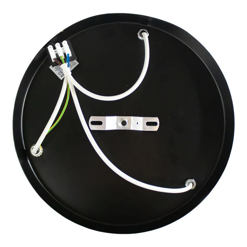 Plafondlamp 3 Lichts Zwart Goud Metaal E27 Ø30cm Modern Design | Sansoti