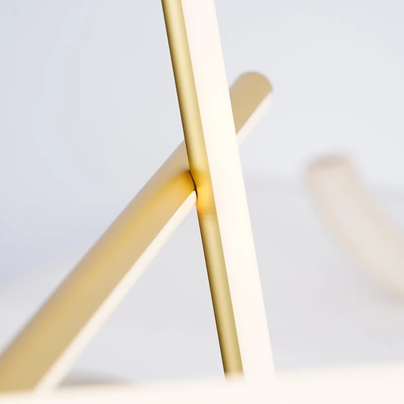 Gridline Kroonluchter LED Aluminium Goud Zwart Woonkamer Eetkamer 3000K 4000K 6000K Modulair Lijnarmatuur Plafondlamp | Sansoti