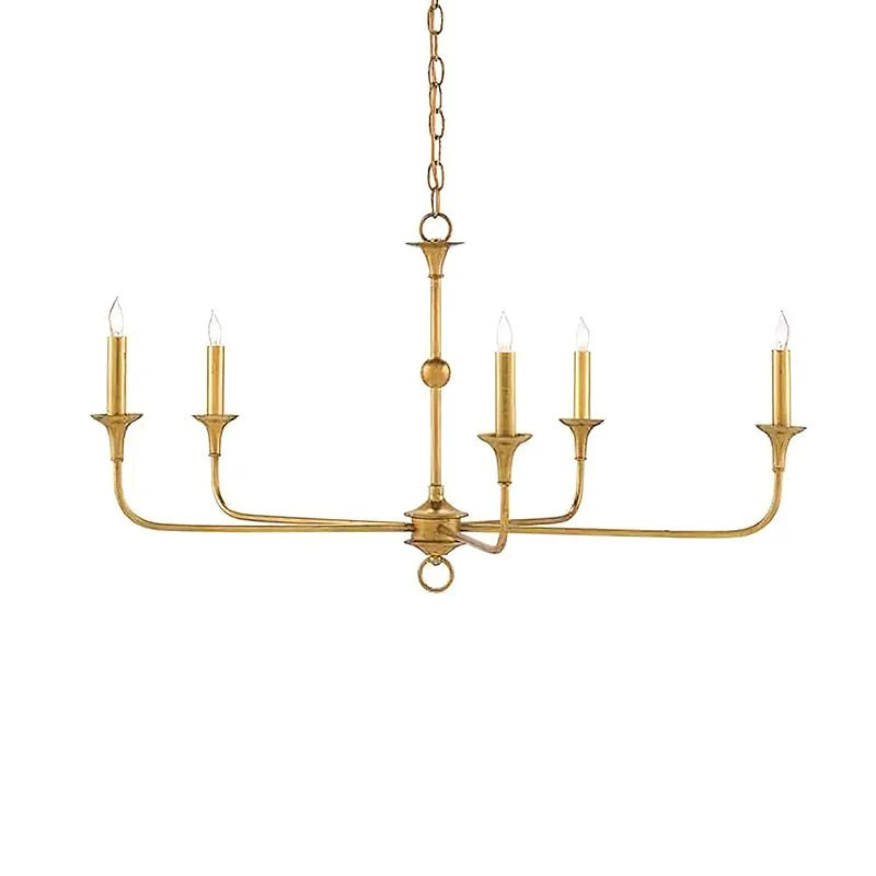 Kaarslamp Kroonluchter Messing Metaal Goud Zwart Wit Nikkel Woonkamer Eetkamer 5 6 Armen Hanglamp Vintage Kaarsenkroonluchter | Sansoti