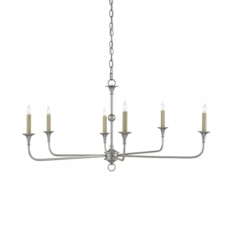Kaarslamp Kroonluchter Messing Metaal Goud Zwart Wit Nikkel Woonkamer Eetkamer 5 6 Armen Hanglamp Vintage Kaarsenkroonluchter | Sansoti