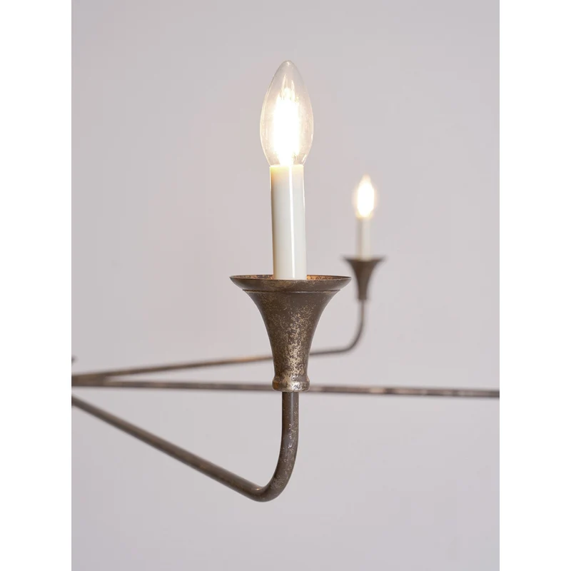 Kaarslamp Kroonluchter Messing Metaal Goud Zwart Wit Nikkel Woonkamer Eetkamer 5 6 Armen Hanglamp Vintage Kaarsenkroonluchter | Sansoti