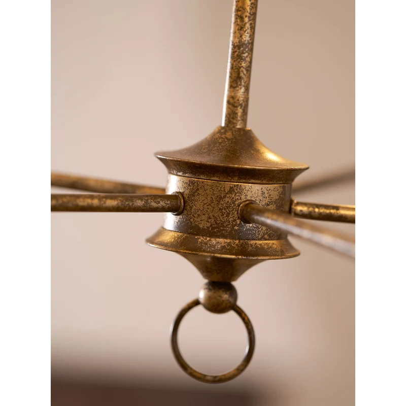 Kaarslamp Kroonluchter Messing Metaal Goud Zwart Wit Nikkel Woonkamer Eetkamer 5 6 Armen Hanglamp Vintage Kaarsenkroonluchter | Sansoti