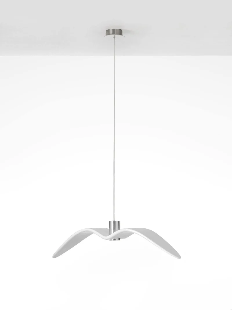 Hanglamp LED Vogeldesign Resin Aluminium Wit Zwart 3000K 4000K 6000K Woonkamer Pendellamp Minimalistisch Organisch Plafondlamp | Sansoti