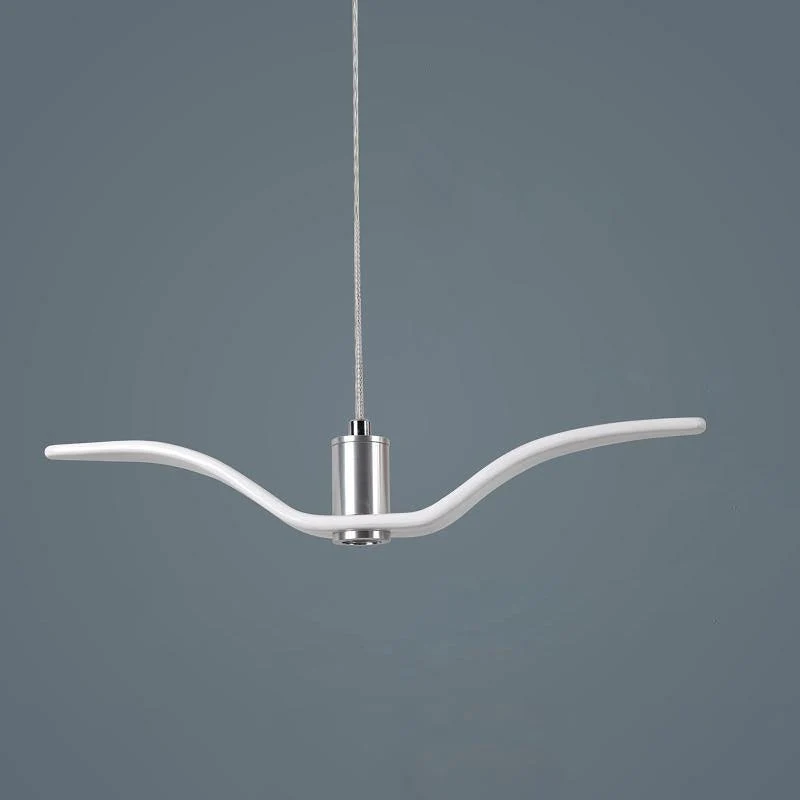 Hanglamp LED Vogeldesign Resin Aluminium Wit Zwart 3000K 4000K 6000K Woonkamer Pendellamp Minimalistisch Organisch Plafondlamp | Sansoti