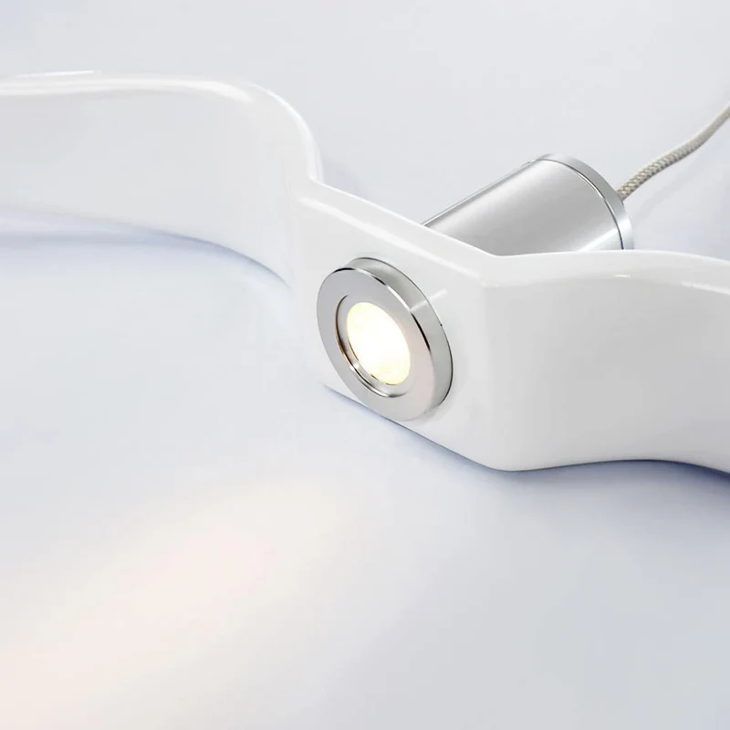 Hanglamp LED Vogeldesign Resin Aluminium Wit Zwart 3000K 4000K 6000K Woonkamer Pendellamp Minimalistisch Organisch Plafondlamp | Sansoti