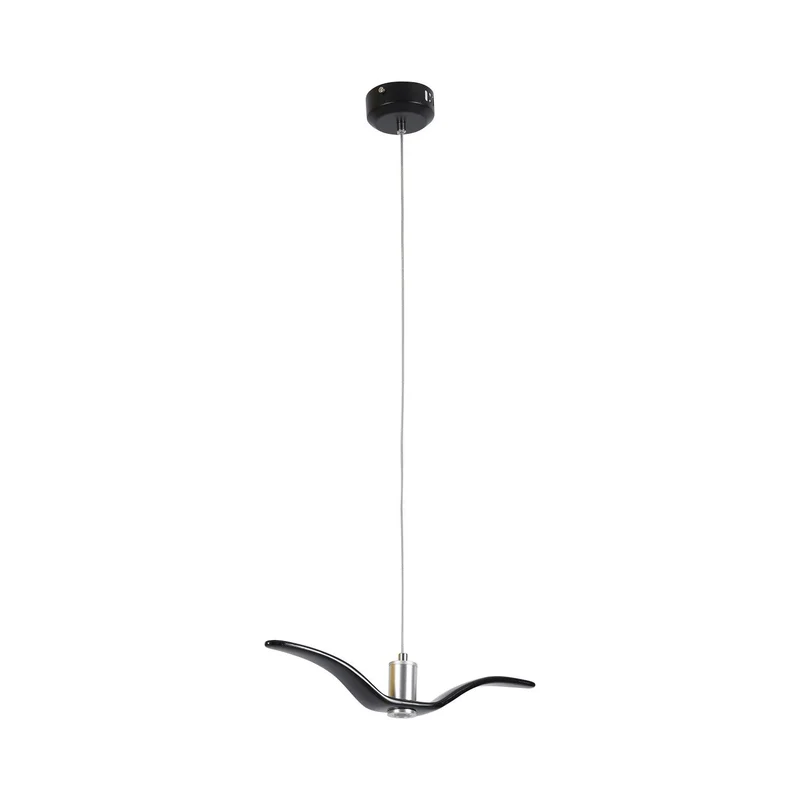 Hanglamp LED Vogeldesign Resin Aluminium Wit Zwart 3000K 4000K 6000K Woonkamer Pendellamp Minimalistisch Organisch Plafondlamp | Sansoti