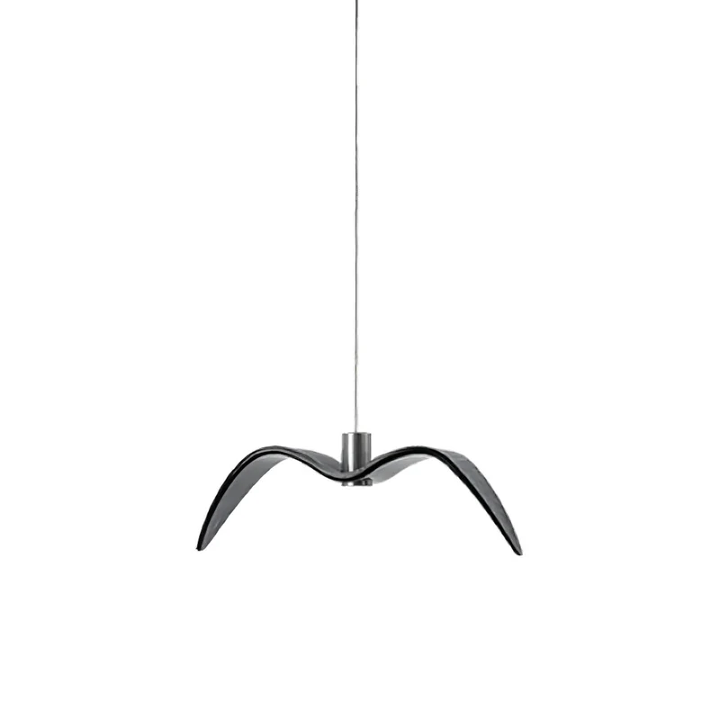 Hanglamp LED Vogeldesign Resin Aluminium Wit Zwart 3000K 4000K 6000K Woonkamer Pendellamp Minimalistisch Organisch Plafondlamp | Sansoti