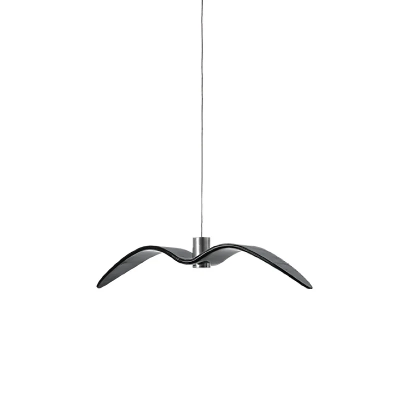 Hanglamp LED Vogeldesign Resin Aluminium Wit Zwart 3000K 4000K 6000K Woonkamer Pendellamp Minimalistisch Organisch Plafondlamp | Sansoti