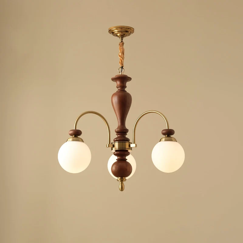 Hanglamp Industrieel 8 Armen Walnootkleur Goud Woonkamer Eetkamer Spinlamp Vintage Pendellamp Plafondlamp Verstelbaar | Sansoti