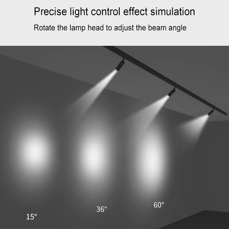 Railverlichting LED Aluminium Zwart Wit 3-5 Spots Woonkamer Keuken Hal Plafond Spotlamp Railspot Ingebouwde LED Dimbaar | Sansoti