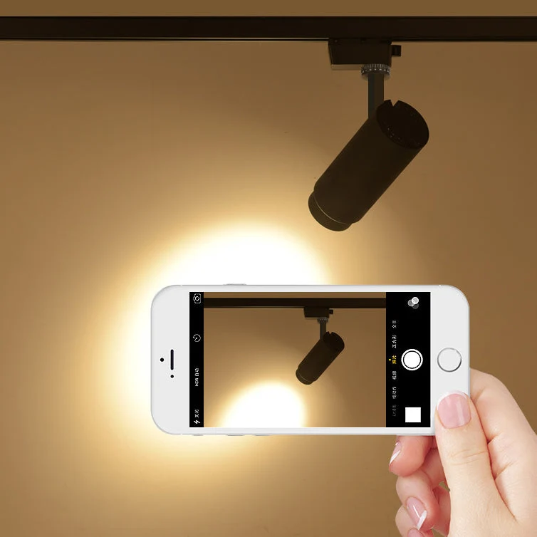 Railverlichting LED Aluminium Zwart Wit 3-5 Spots Woonkamer Keuken Hal Plafond Spotlamp Railspot Ingebouwde LED Dimbaar | Sansoti
