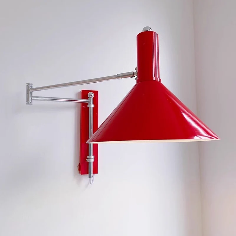 Wandlamp Zwenkbaar 360 Graden Metaal E27 Bedlamp Woonkamer Slaapkamer Modern | Sansoti
