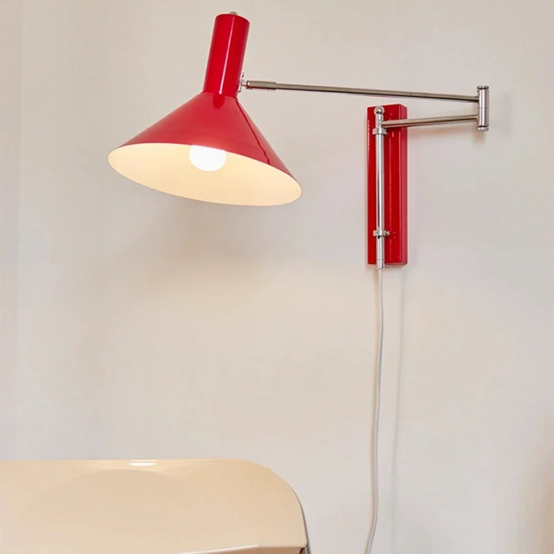 Wandlamp Zwenkbaar 360 Graden Metaal E27 Bedlamp Woonkamer Slaapkamer Modern | Sansoti