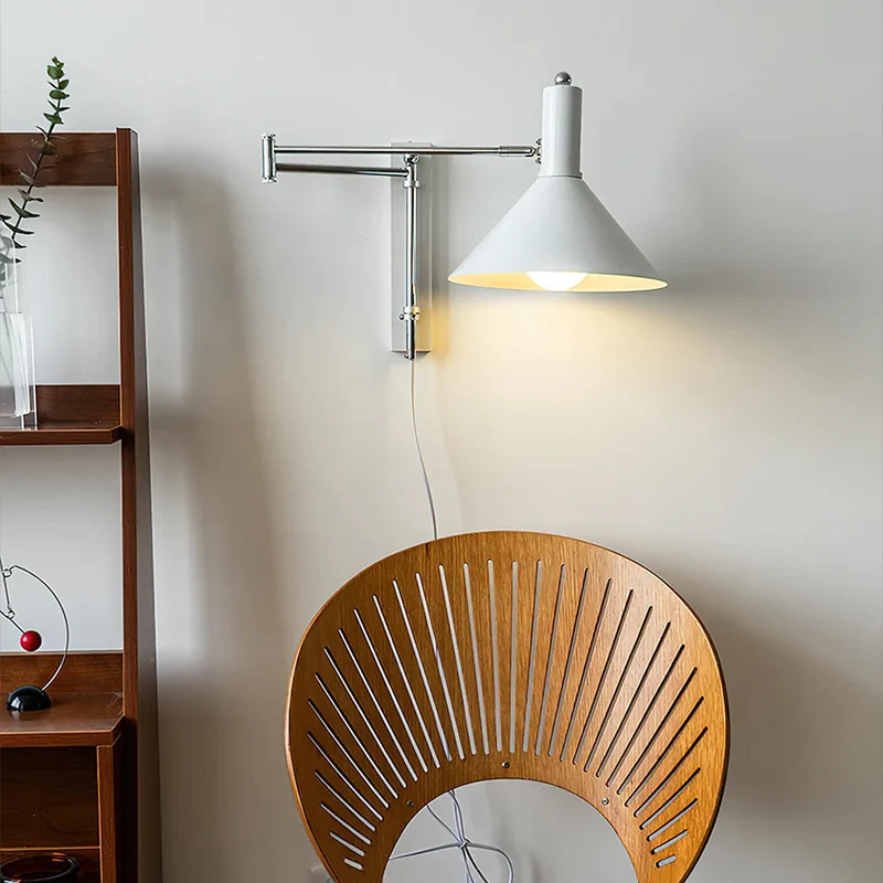 Wandlamp Zwenkbaar 360 Graden Metaal E27 Bedlamp Woonkamer Slaapkamer Modern | Sansoti
