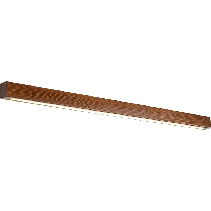 Houten Wandlamp met Spiegel LED Badkamer Slaapkamer Keuken Rond Acrylic | Sansoti