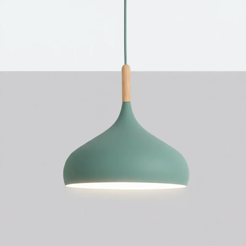 Scandinavische Hanglamp Aluminium E27 Geel Groen Blauw Ø24cm | Sansoti