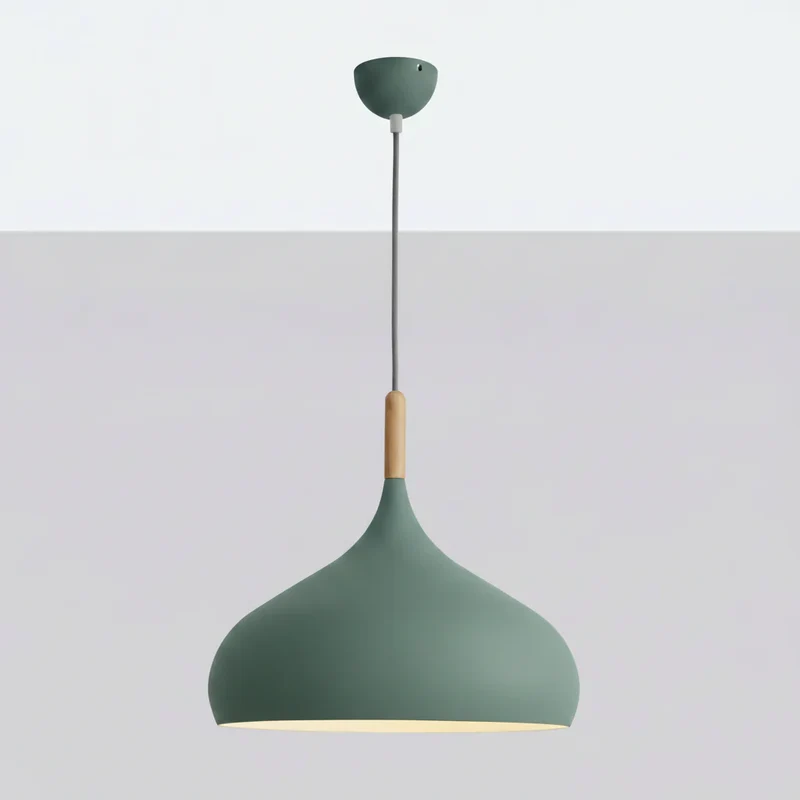 Scandinavische Hanglamp Aluminium E27 Geel Groen Blauw Ø24cm | Sansoti