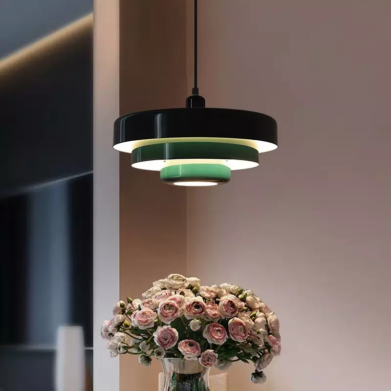 Hanglamp Ijzer Bauhaus Industrieel Oranje Goud Zwart 35cm Pendellamp Eetkamer Slaapkamer | Sansoti