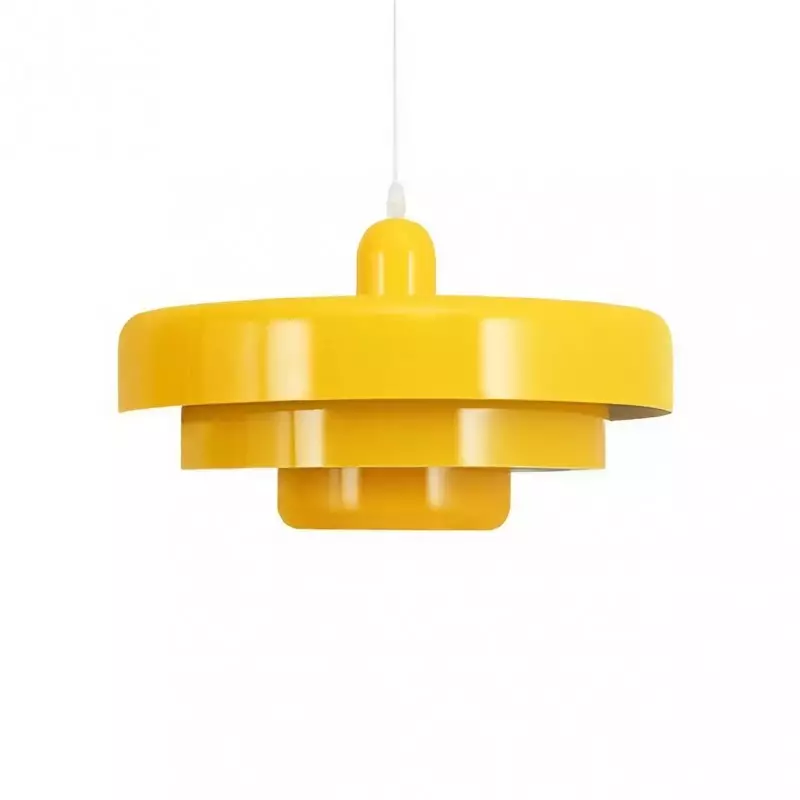 Hanglamp Ijzer Bauhaus Industrieel Oranje Goud Zwart 35cm Pendellamp Eetkamer Slaapkamer | Sansoti