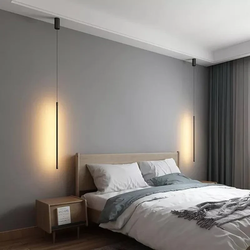 Hanglamp LED Modern Aluminium Zwart Minimalistisch Design Verstelbare Kabel | Sansoti
