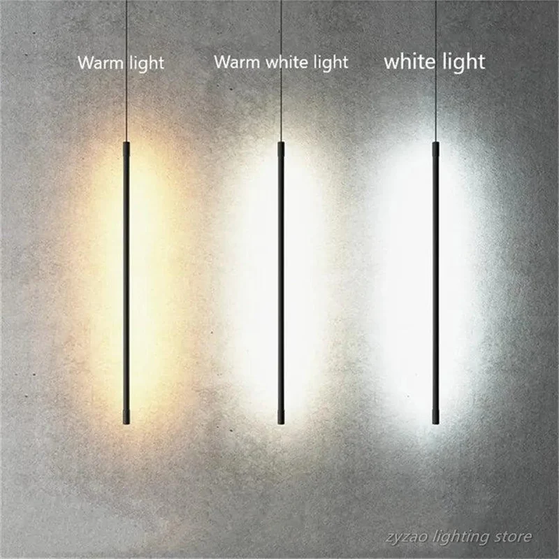 Hanglamp LED Modern Aluminium Zwart Minimalistisch Design Verstelbare Kabel | Sansoti
