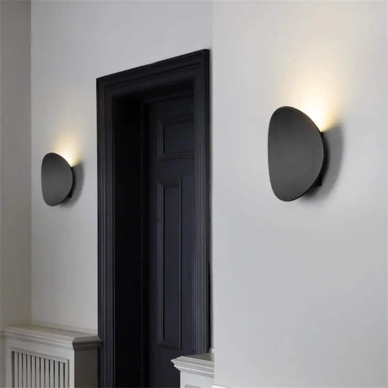 Wandlamp Gang Scandinavisch Aluminium Acryl Zwart Wit Goud 18cm LED Warm Wit Modern | Sansoti
