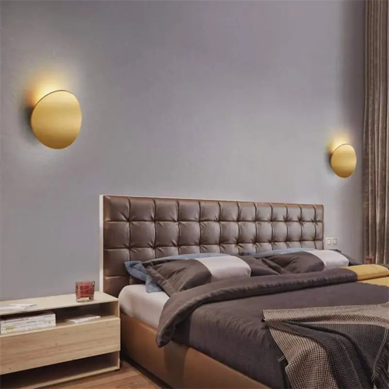 Wandlamp Gang Scandinavisch Aluminium Acryl Zwart Wit Goud 18cm LED Warm Wit Modern | Sansoti